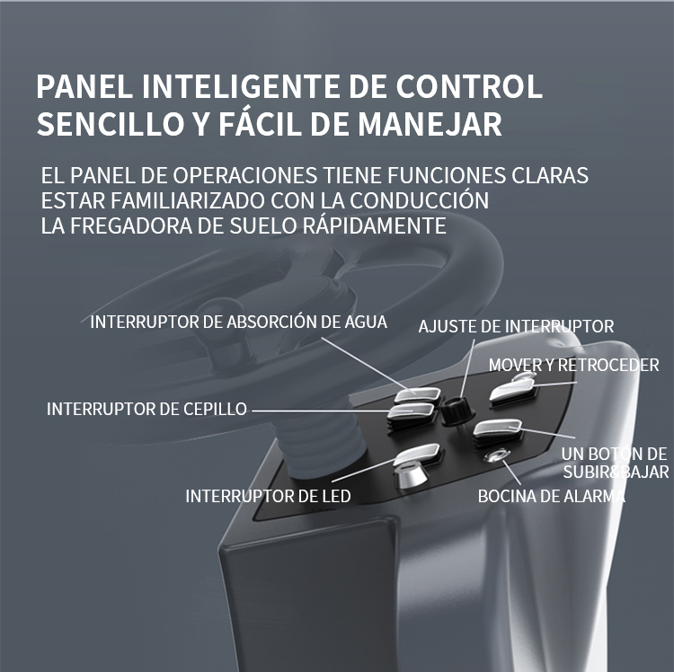 Yangzi X8 Fregadora de Suelo con conductor(图6)