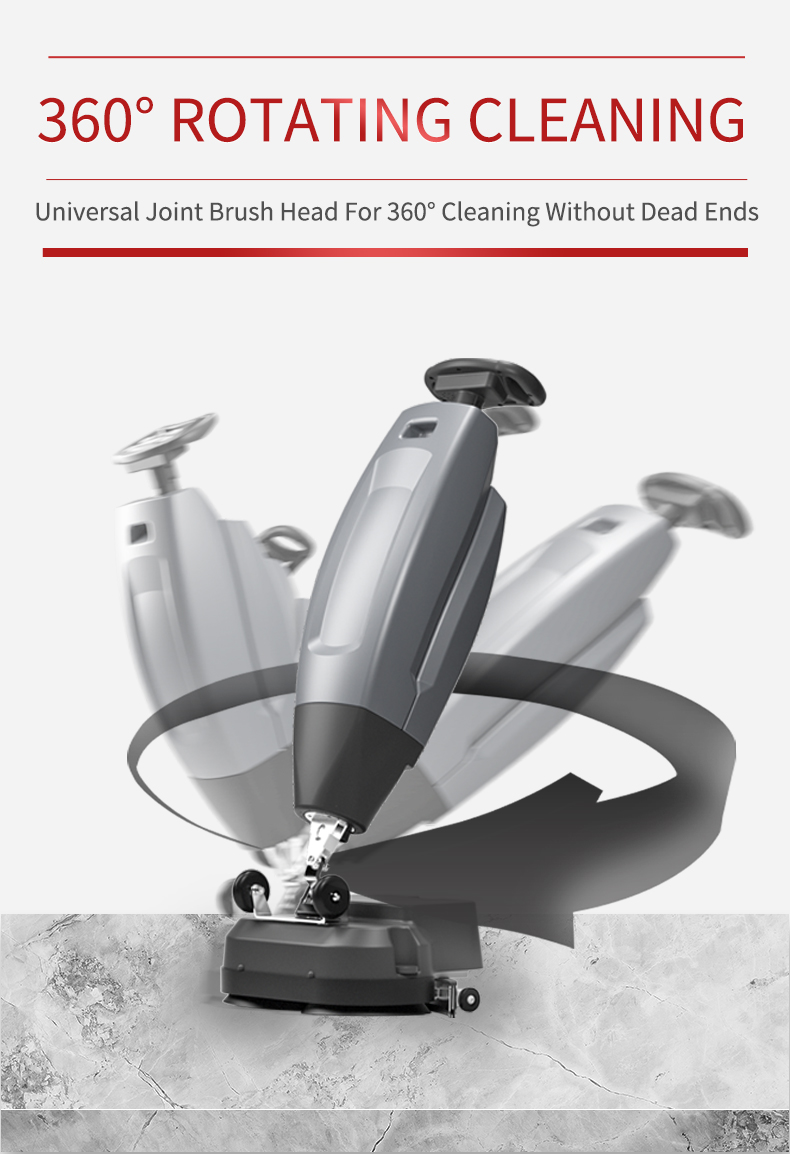 360° rotating cleaning
