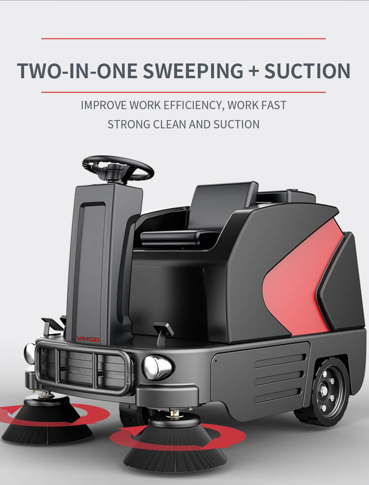 sweeping + suction 2 in 1
