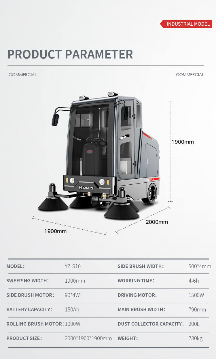 industrial floor sweeper manufacturer