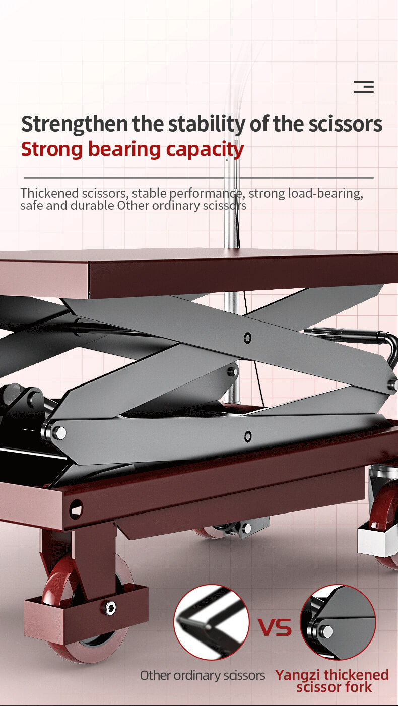 Hand Hydraulic Lifting Tables Platform Truck