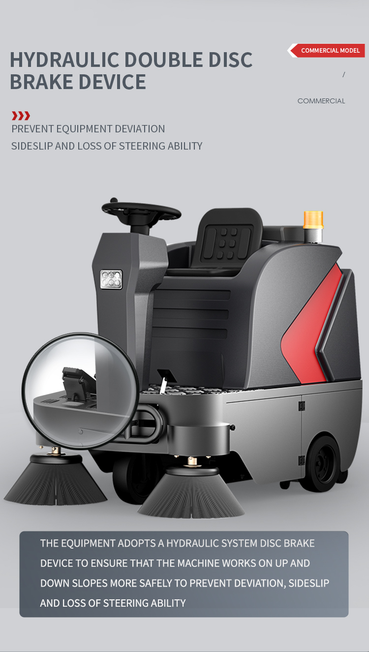 Yangzi GS1 Small Ride On Commercial Floor Sweeper(19)
