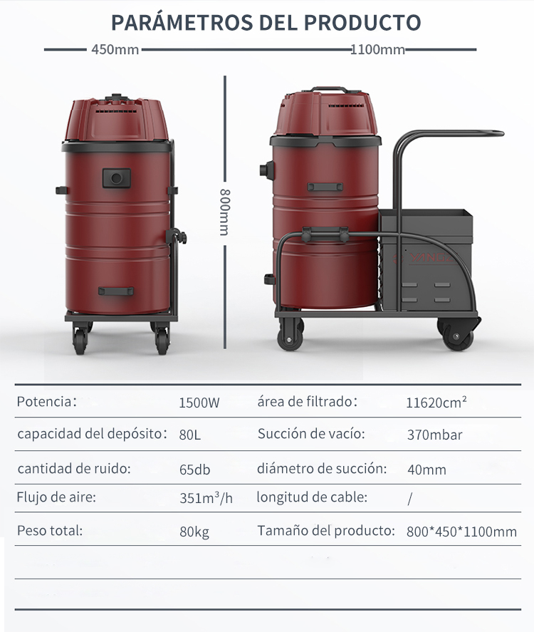 Yangzi c2 Aspiradora eléctrica industrial húmedo y seco(图15)